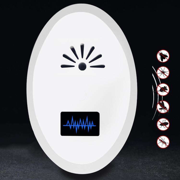 Ultrasonic Electronic Mosquito Repellent Multifunctional Insect Repellent Mouse Repellent(US Plug)