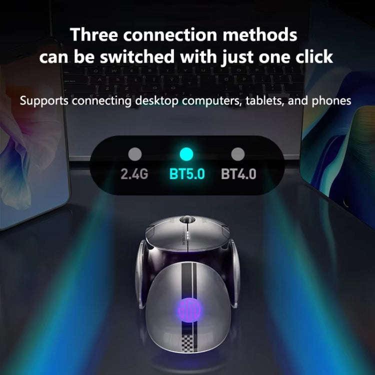 Inphic X2 Bluetooth Wireless Mouse Tri-Mode Silent Rechargeable Office Gaming Laptop Mouse(Liquid...