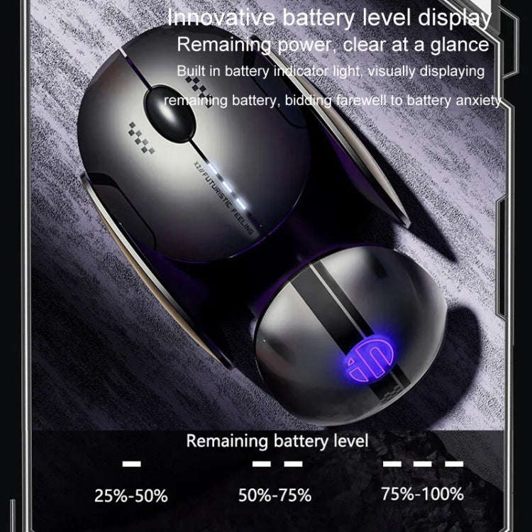 Inphic X2 Bluetooth Wireless Mouse Tri-Mode Silent Rechargeable Office Gaming Laptop Mouse(Liquid...