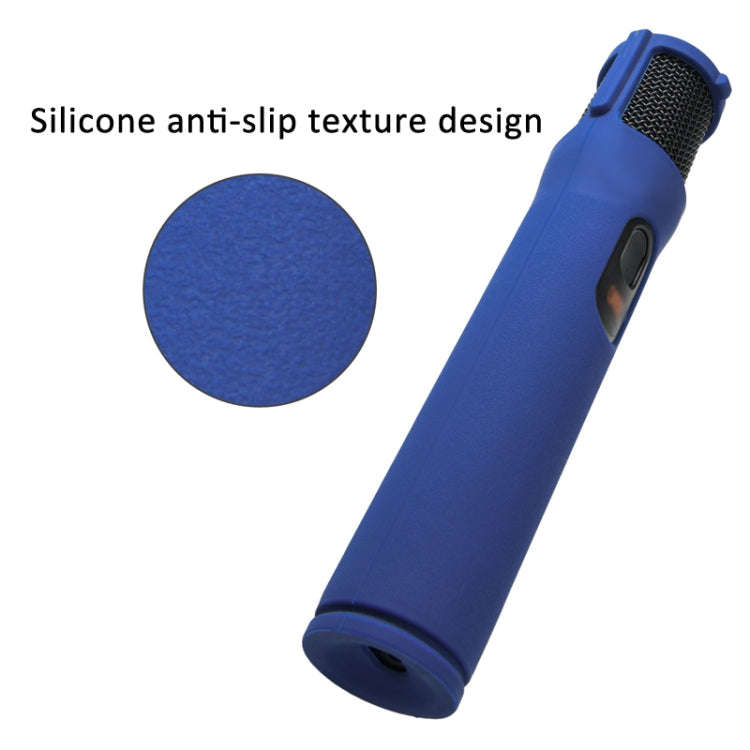 For JBL PartyBox Wireless Mic Silicone Protective Cover Microphone Case(Black)