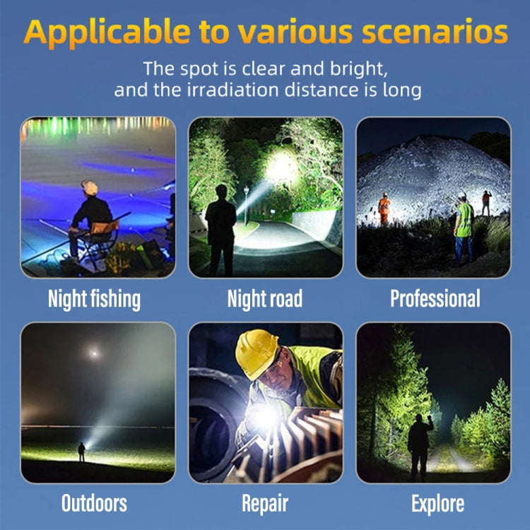 E-SMARTER LY006 Magnetic Multifunctional Work Light LED Smart Electric Display Flashlight