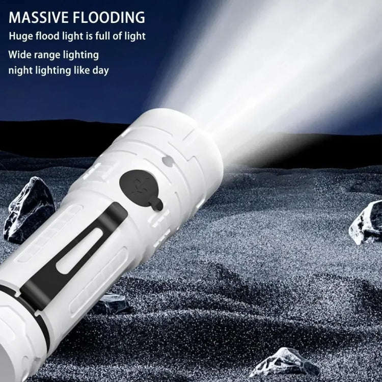 E-SMARTER SD-14 4 Holes Outdoor Portable Torch Metal Pen Clip Light Lightweight Mini Pocket Recha...