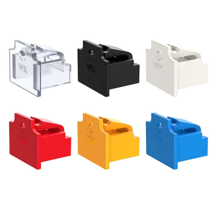 RJ45 Network Port Removable Safety Plug Dustproof Port Lock, Color: Black 2 Plug+1 Key Outer Cover