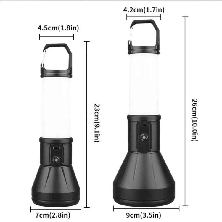 E-SMARTER S02 Small Dual Light Source Side Lamp Floodlight Flashlight Strong Light Far Shooting C...