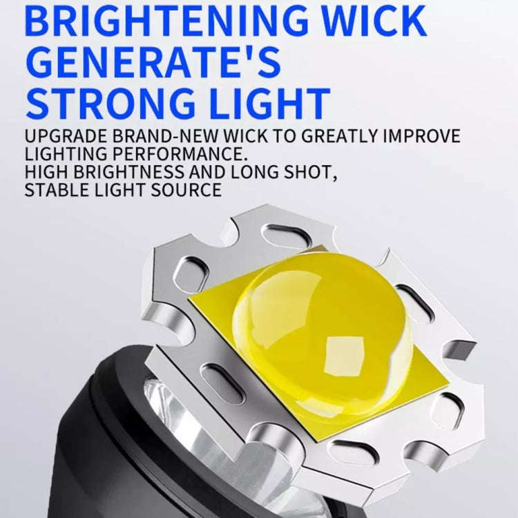 E-SMARTER S02 Small Dual Light Source Side Lamp Floodlight Flashlight Strong Light Far Shooting C...