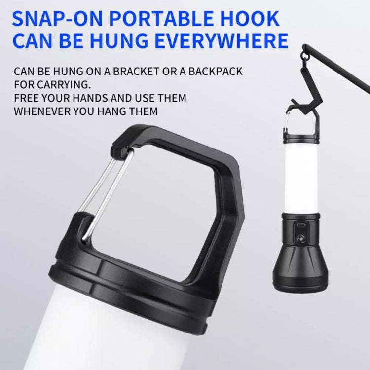 E-SMARTER S02 Small Dual Light Source Side Lamp Floodlight Flashlight Strong Light Far Shooting C...