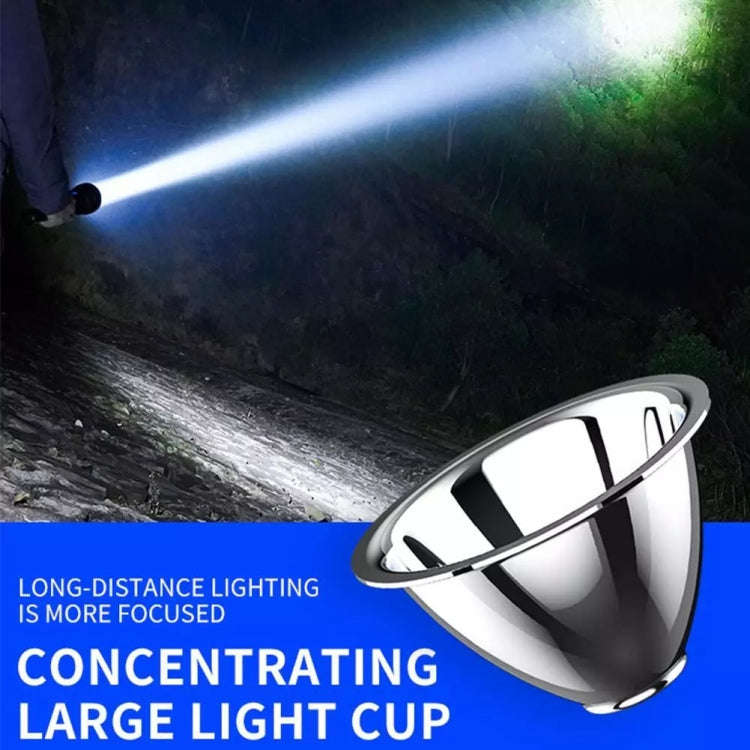 E-SMARTER S02 Small Dual Light Source Side Lamp Floodlight Flashlight Strong Light Far Shooting C...