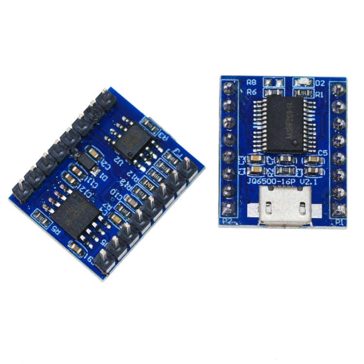 JQ6500 Voice Module MP3 Module MCU Serial Control Announcement 1 To 1 5-Way Control Music IC