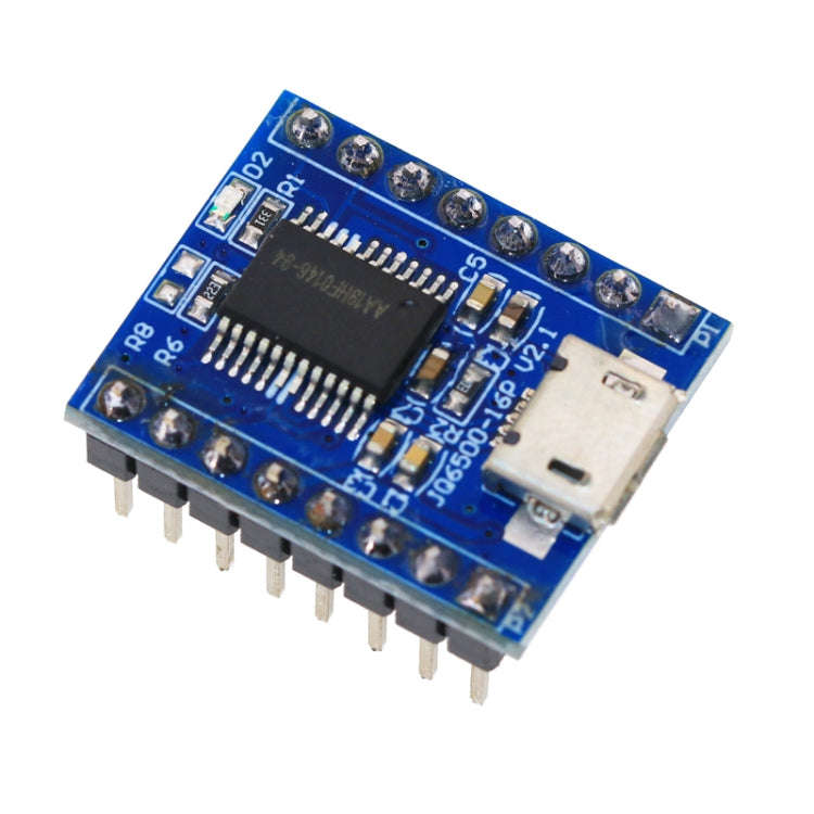 JQ6500 Voice Module MP3 Module MCU Serial Control Announcement 1 To 1 5-Way Control Music IC