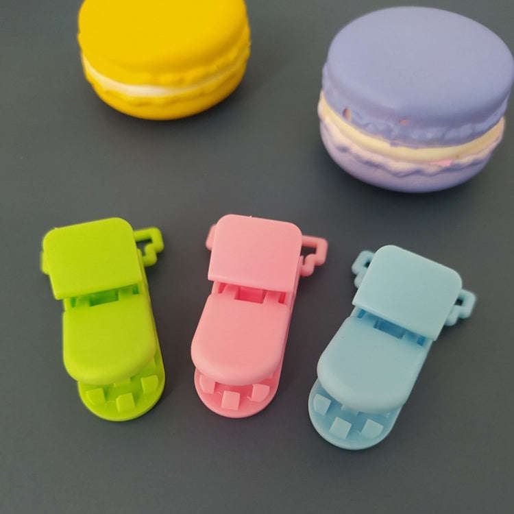10pcs Baby Pacifier Anti-drop Chain Clips Cartoon Crocodile Clips Pacifier Clamps(Color Random Sh...