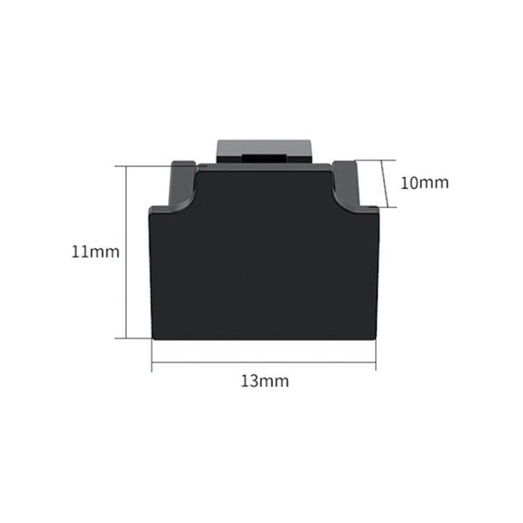 10pcs /Set RJ45 Network Port Dust Plug Router Network Cable Protection Cover(Black)