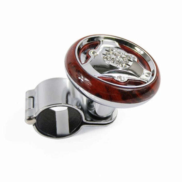 Car Steering Wheel Foldable Ball Bearing Turning Booster, Style: Electroplating