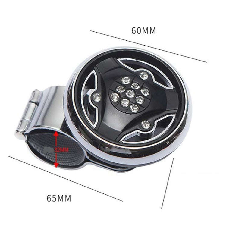 Car Steering Wheel Foldable Ball Bearing Turning Booster, Style: Carbon Fiber Pattern