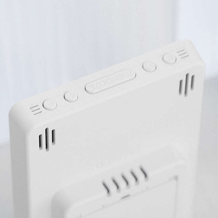 Multifunctional Temperature / Humidity Display Electronic Alarm Clock, Color: Three-color Black