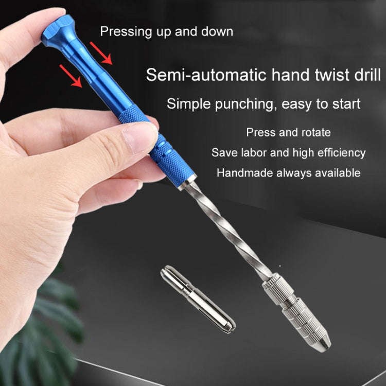 Mini Hand Drill Tool Semi-automatic Hole Drill Punching Machine For Arts And Crafts Jade Hole Pun...