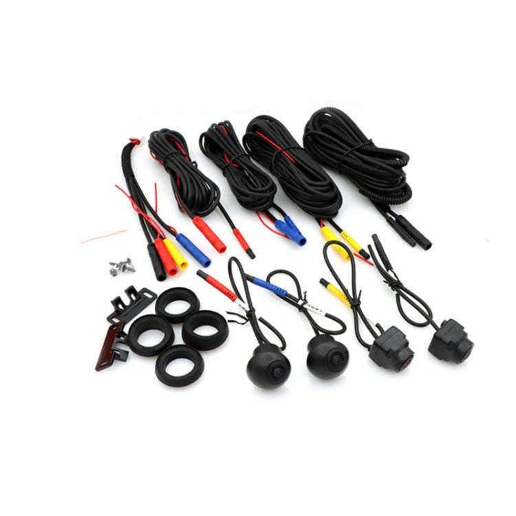3D AHD1080P Switch 720P 360 Degree Panoramic Camera Imaging System Vehicle Camera(Cross-border Ve...