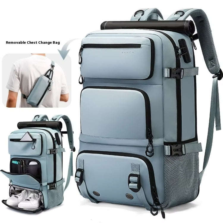 BANGE BG-1810 Travelling Shoulder Bag Large Capacity Lightweight Multifunctional Luggage Bag(Beige)