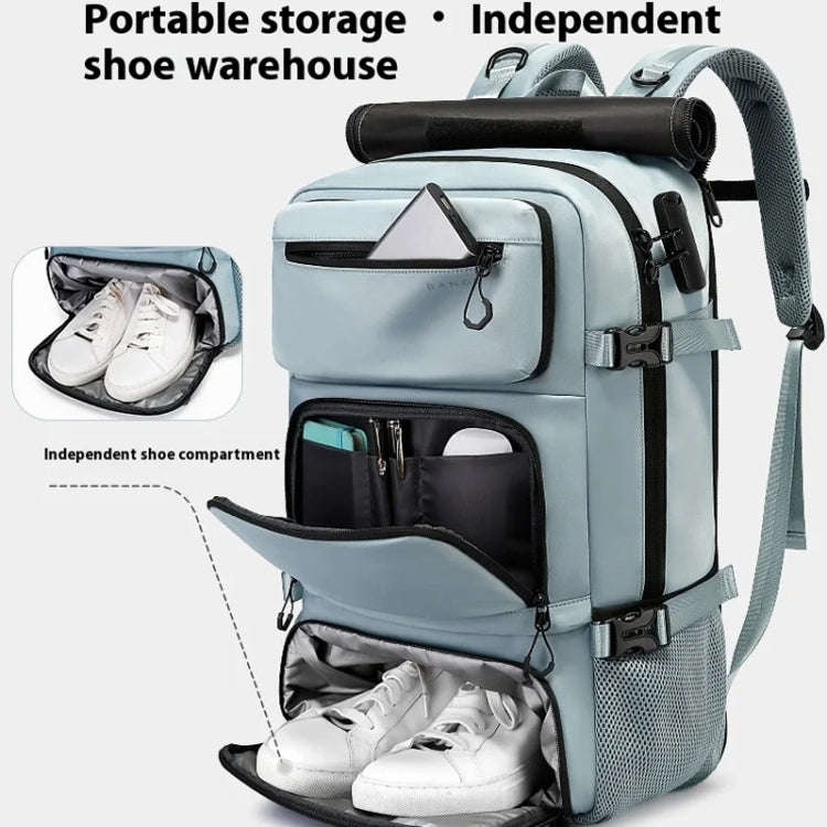 BANGE BG-1810 Travelling Shoulder Bag Large Capacity Lightweight Multifunctional Luggage Bag(Beige)