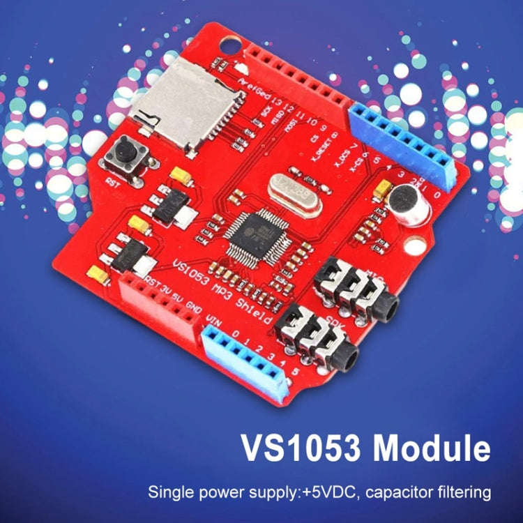 VS1053 MP3 Module Development Board With Amplifier Decoder Board SPI Interface Onboard Recording ...