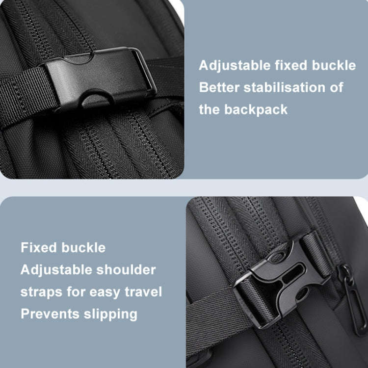BANGE BG-1909-8 Vacuum Compression Backpack Casual Computer Bag Large Capacity Weighable Business...