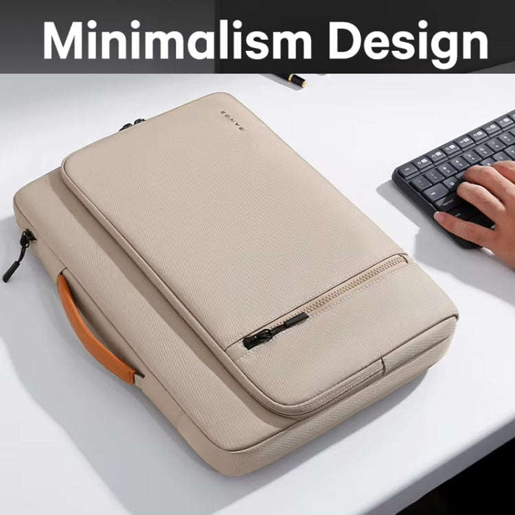 BANGE BG-6802 Laptop Bag Notebook Protective Case, Color: Khaki Small