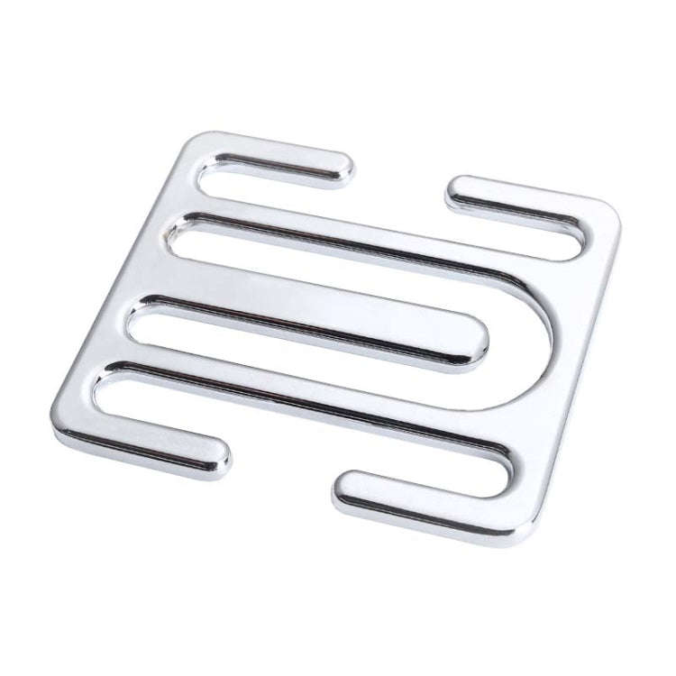 Child Car Seat Belt Adjustment Buckle Fixed Limiter(Silver)