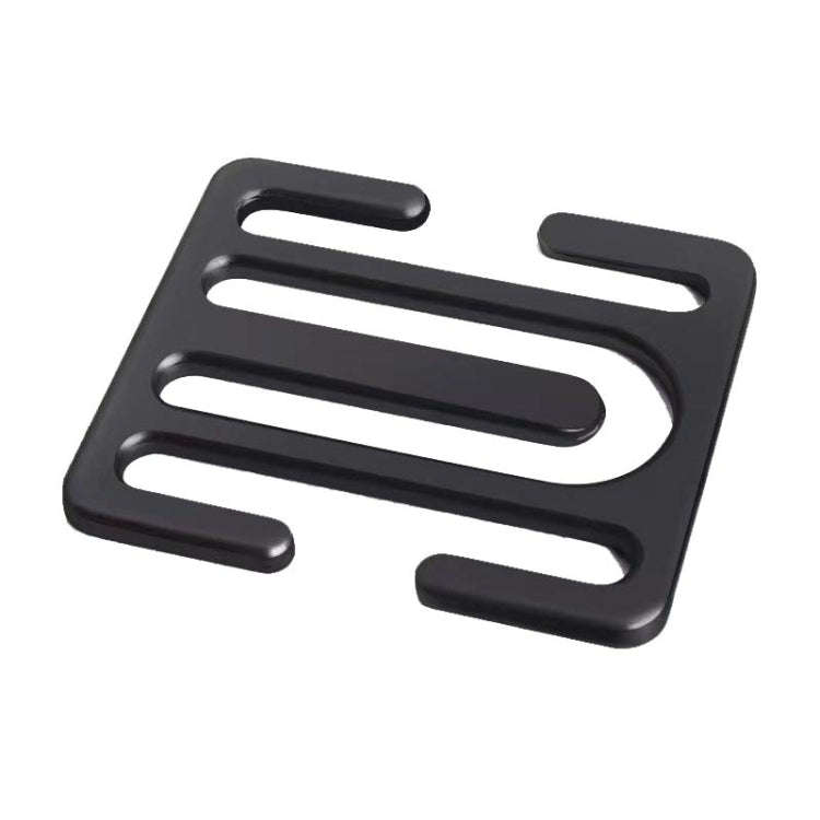 Child Car Seat Belt Adjustment Buckle Fixed Limiter(Black)