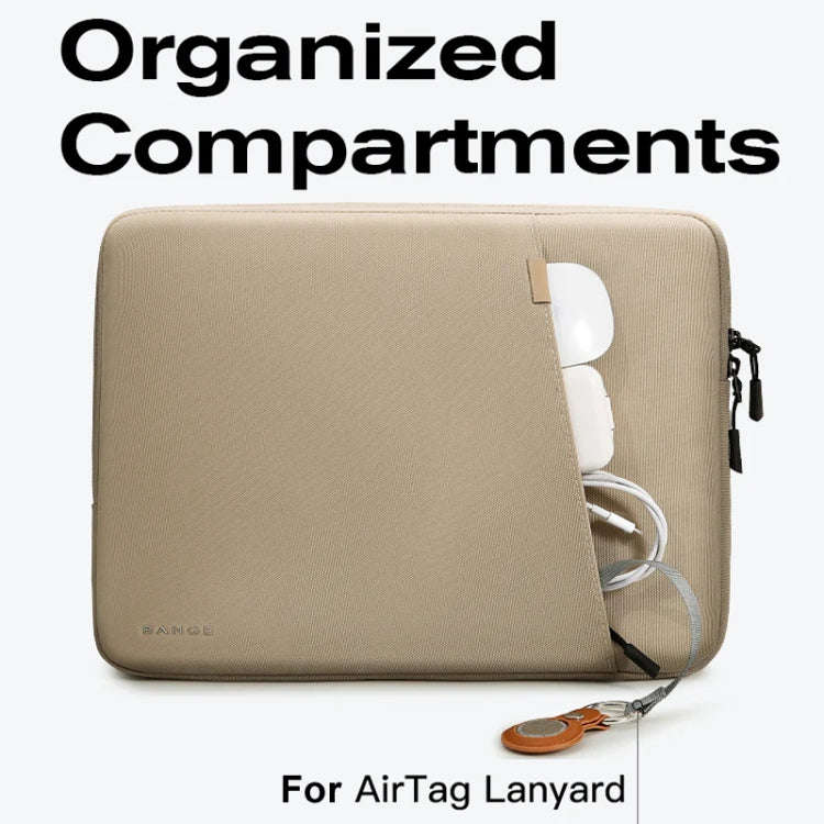 BANGE BG-6801 Laptop Bag Digital Inner Organiser, Color: Khaki Large