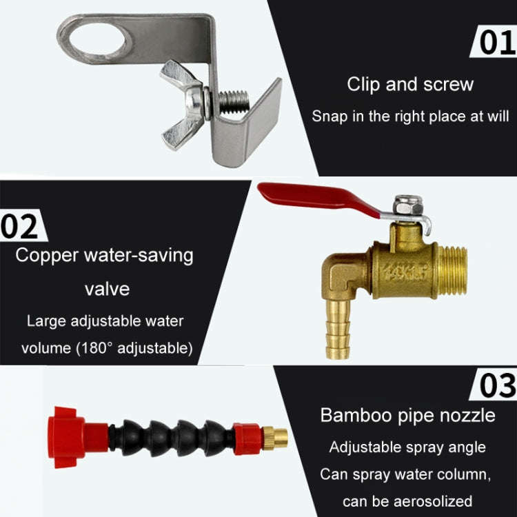 Angle Grinder Marble Cutting Machine Water Filling / Spraying Device Cooling Dusting Dust Spray N...