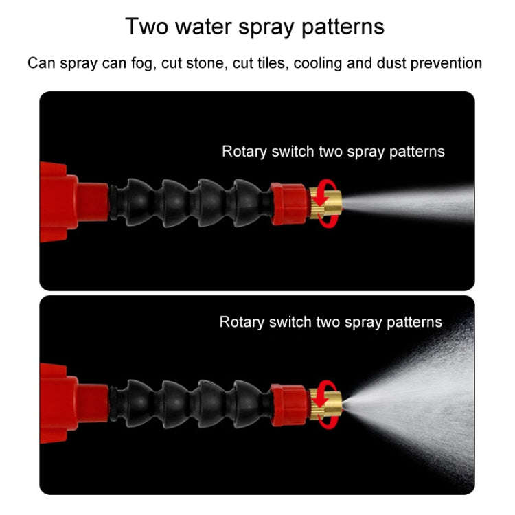 Angle Grinder Marble Cutting Machine Water Filling / Spraying Device Cooling Dusting Dust Spray N...