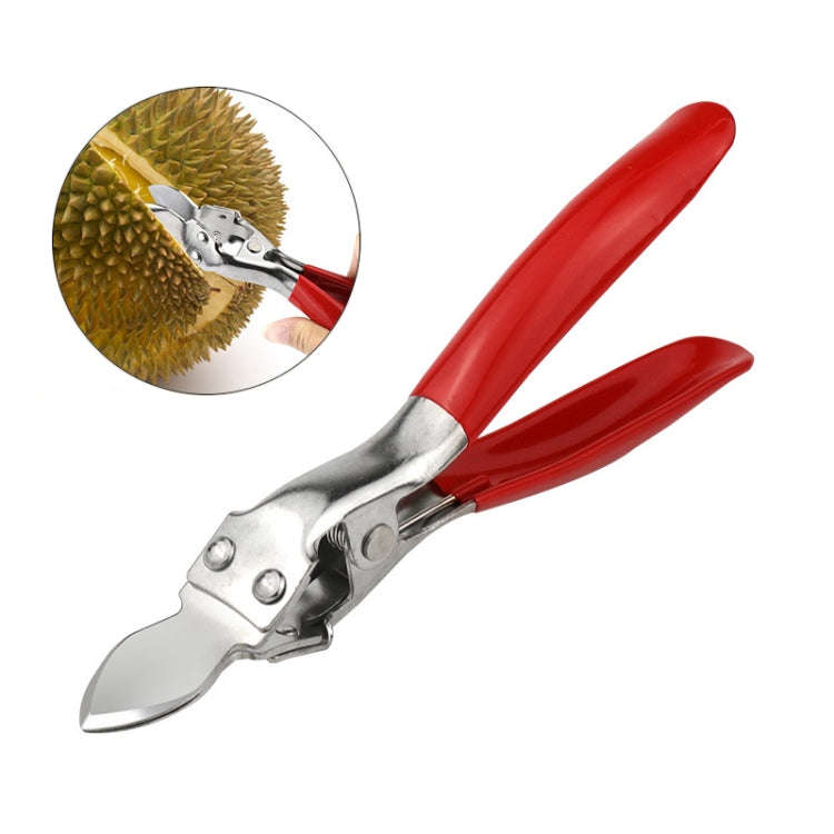 Fruit Store Open Fruit Tool Durian Shell Peeler Jackfruit Watermelon Open Plier(Red Handle)