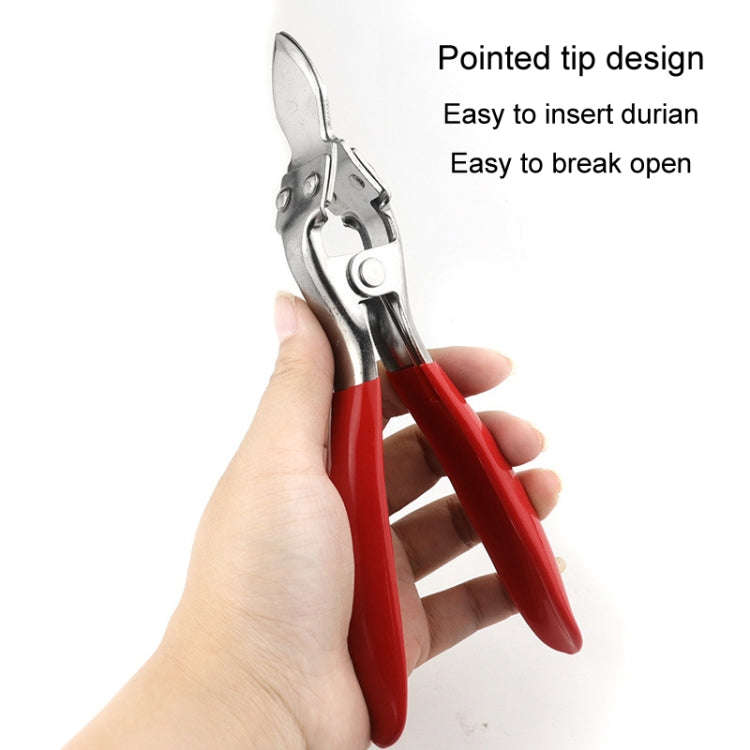 Fruit Store Open Fruit Tool Durian Shell Peeler Jackfruit Watermelon Open Plier(Red Handle)