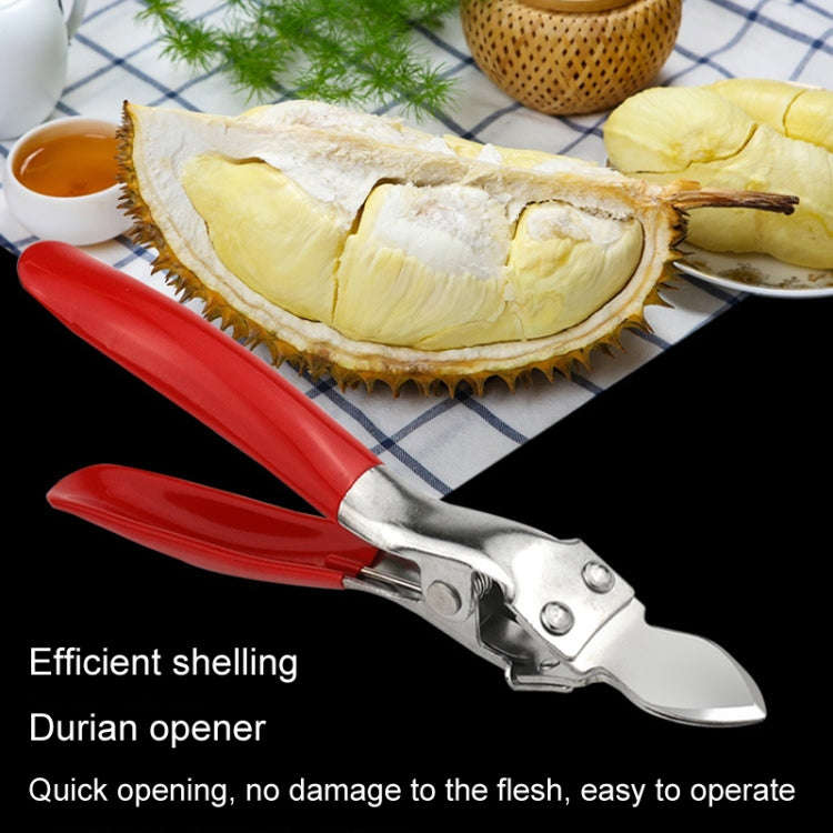 Fruit Store Open Fruit Tool Durian Shell Peeler Jackfruit Watermelon Open Plier(Red Handle)