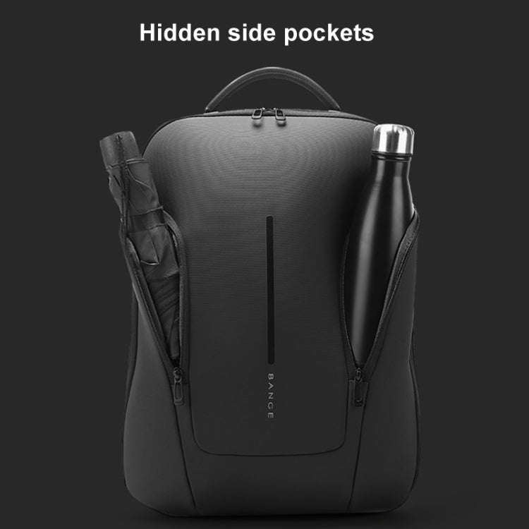 BANGE BG-8013 Men Business Backpack Commuter Laptop Shoulder Bag(Gray)