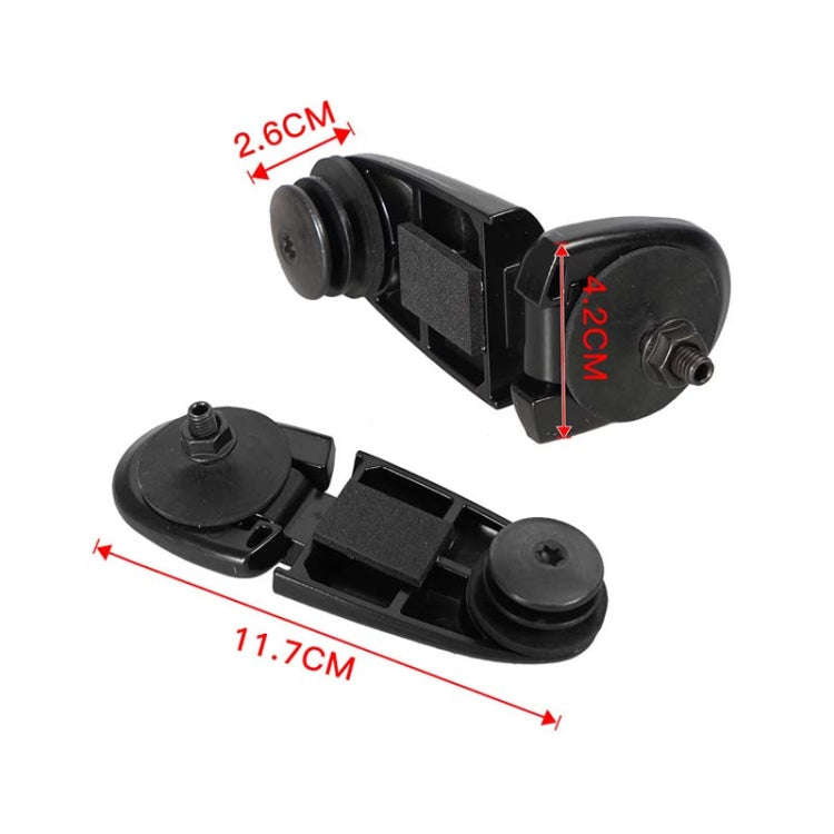 1pair Vehicle Door Handle Hinges For Ford Explorer 1998-2001, Size: 926-132(Black)