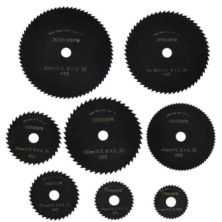 10pcs /Set High-Speed Steel Cutting Blade Multi-Size Cutting Wood PVC Electric Grinder Saw Blade ...