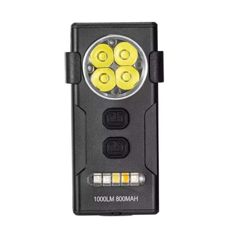 E-SMARTER D84 4 Eyes Strong Magnetic Adsorption Mini Carry-on Keychain Flat Work Light