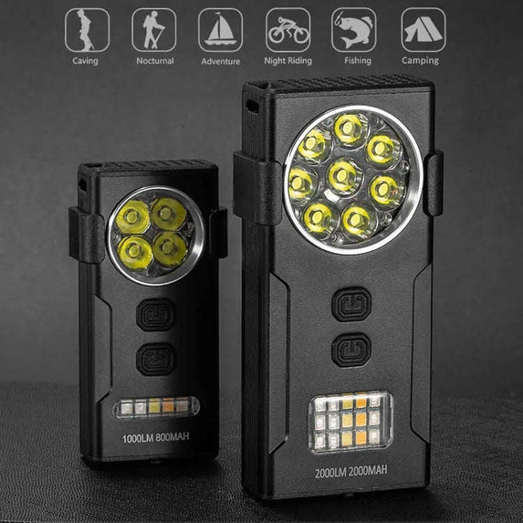 E-SMARTER D84 4 Eyes Strong Magnetic Adsorption Mini Carry-on Keychain Flat Work Light