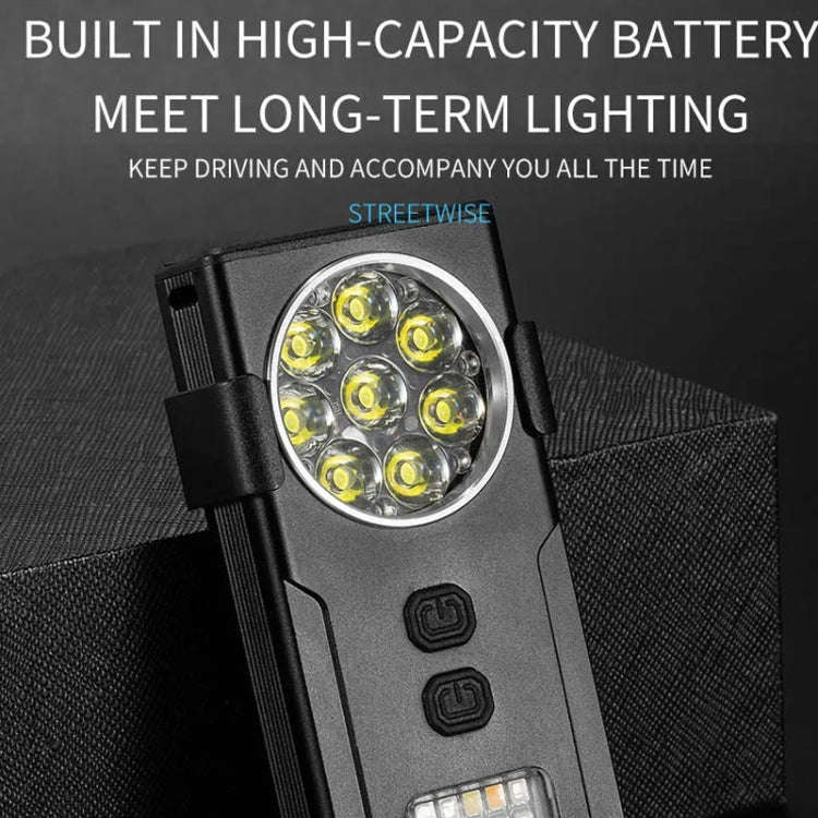 E-SMARTER D84 4 Eyes Strong Magnetic Adsorption Mini Carry-on Keychain Flat Work Light