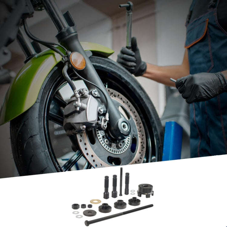 18pcs / Set For Harley Davidson Motorcycle Wheel Bearing Pulling Tool
