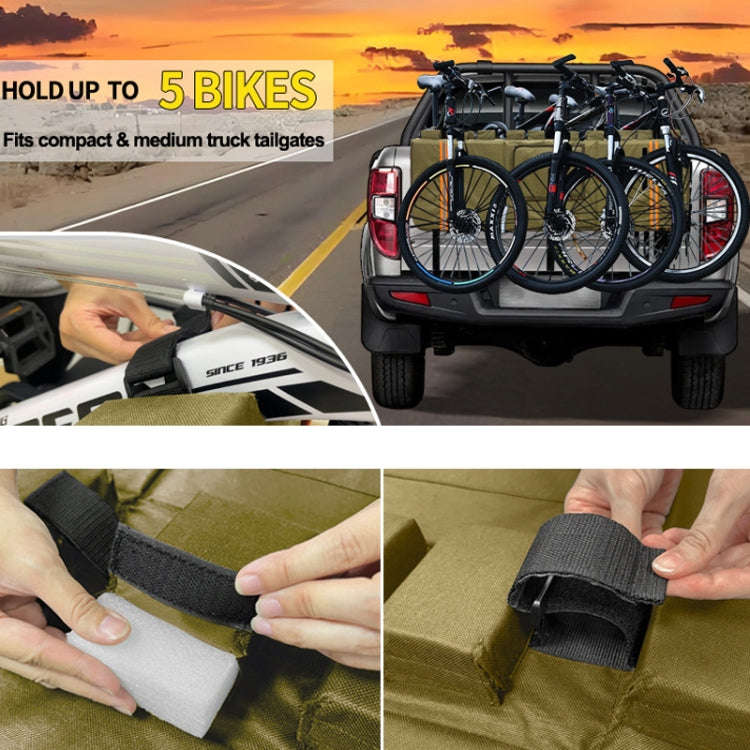 Pickup Truck Tailgate Bicycle Protection Cushion, Color: 02 Mud Yellow