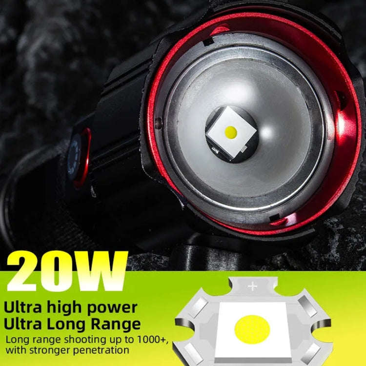 E-SMARTER W5196 Laser Life Saving Flashlight Seat Belt Cutting Emergency Car Backup Tool Flashlight