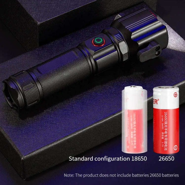 E-SMARTER W5196 Laser Life Saving Flashlight Seat Belt Cutting Emergency Car Backup Tool Flashlight