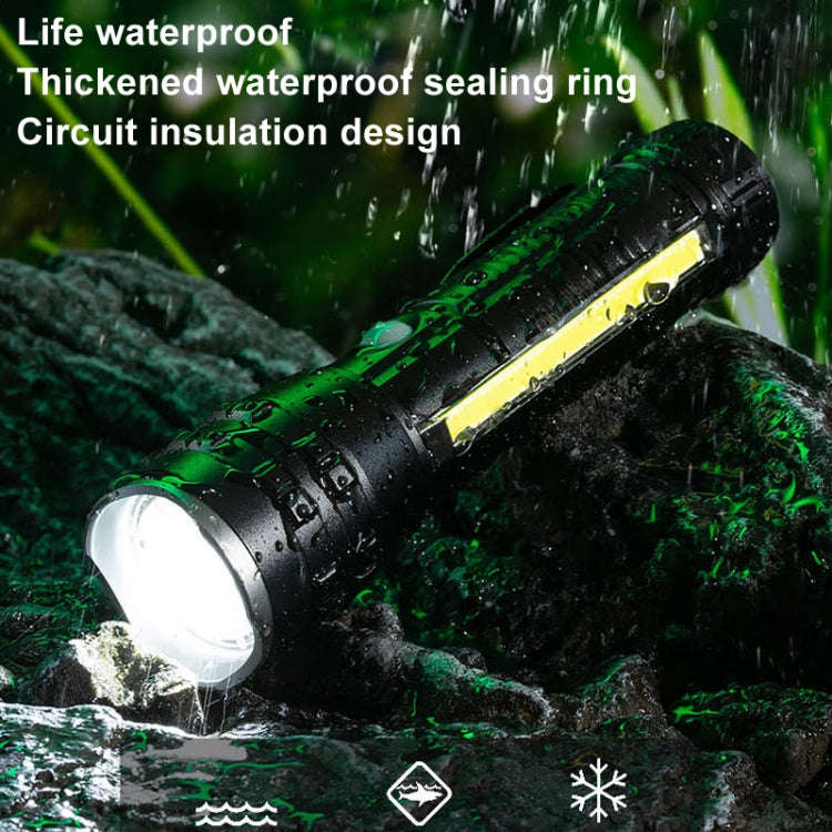 E-SMARTER P27 Pen Clip Strong Light Flashlight Laser Wick High Bright Side Light Outdoor Emergenc...