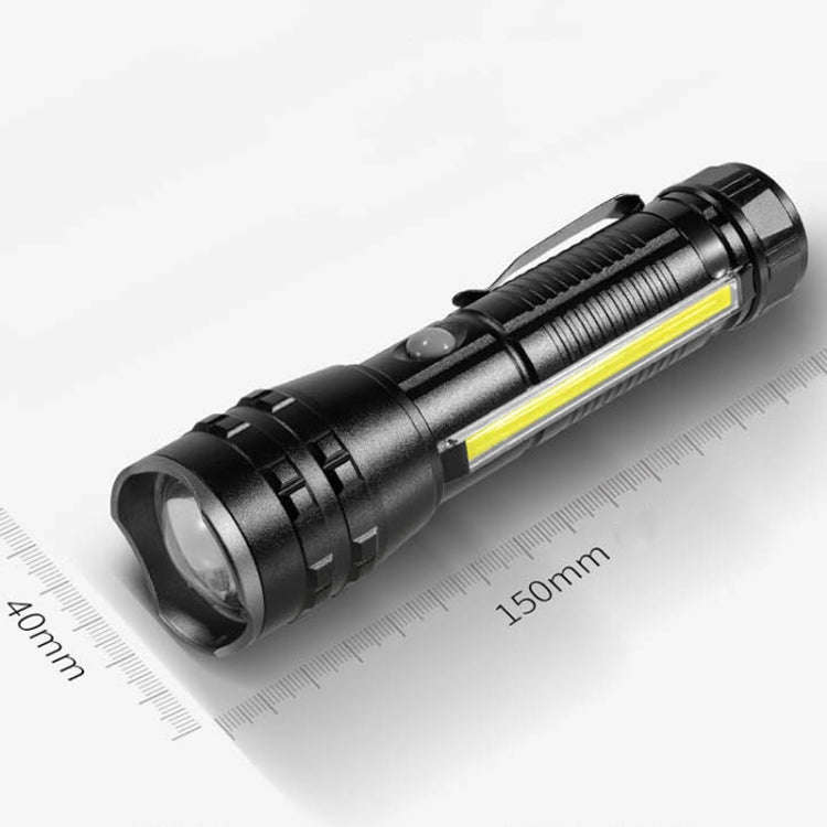 E-SMARTER P27 Pen Clip Strong Light Flashlight Laser Wick High Bright Side Light Outdoor Emergenc...