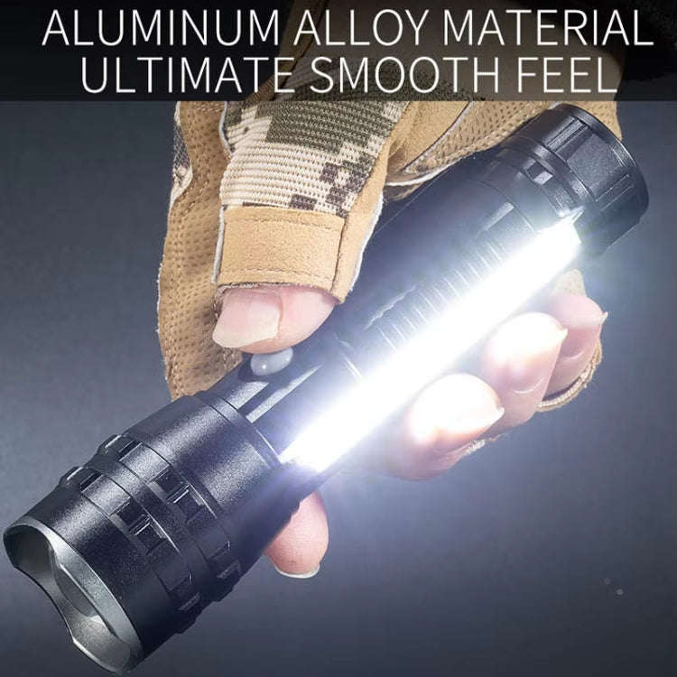 E-SMARTER P27 Pen Clip Strong Light Flashlight Laser Wick High Bright Side Light Outdoor Emergenc...