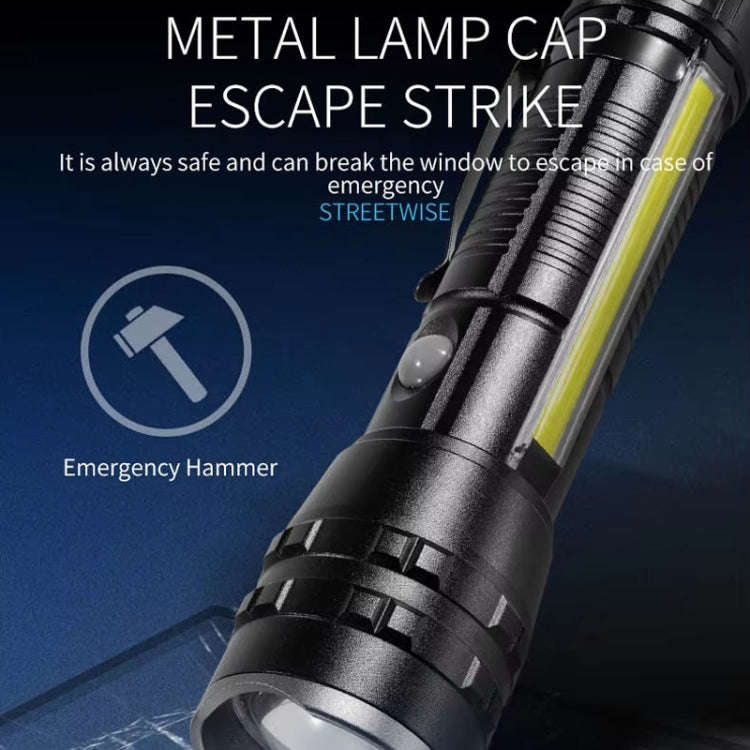 E-SMARTER P27 Pen Clip Strong Light Flashlight Laser Wick High Bright Side Light Outdoor Emergenc...
