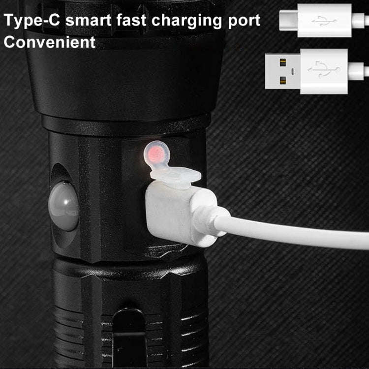 E-SMARTER P27 Pen Clip Strong Light Flashlight Laser Wick High Bright Side Light Outdoor Emergenc...