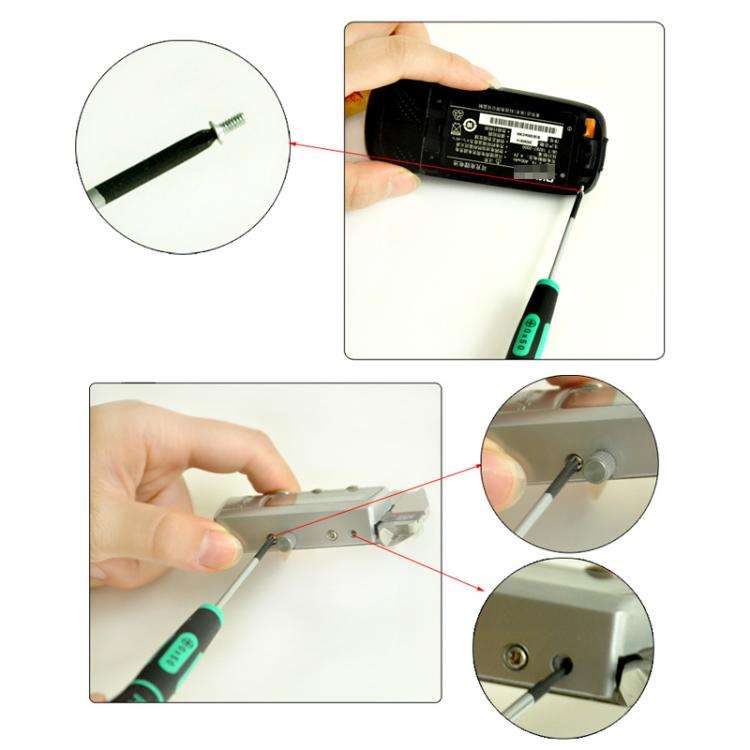 ProsKit SD-081-S3 Slotted Precision Screwdriver(2.0 x 50mm) for Daily Electronics Repairs(Green B...