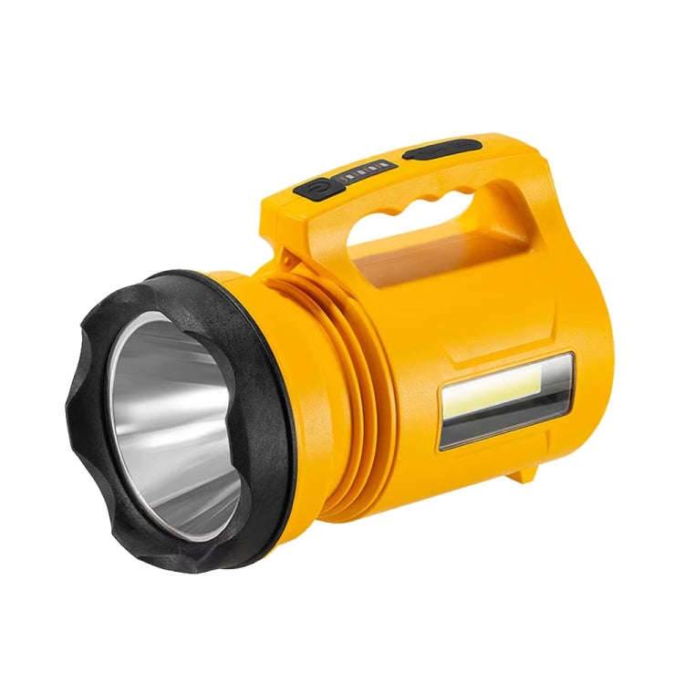 E-SMARTER 8W5205-2 Small Carrying Light With RGB Colorful Lamps Outdoor Cycling Searchlight(Yellow)